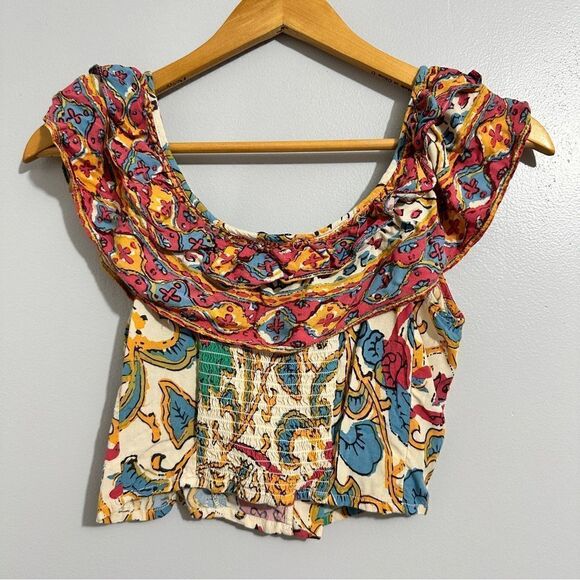 Rachel Zoe multicolor crop top. Size S - Picture 4 of 7
